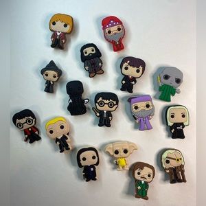 Harry Potter Shoe Charms 16 Pieces Fits Crocs Charms US Lot Of 16 Pieces